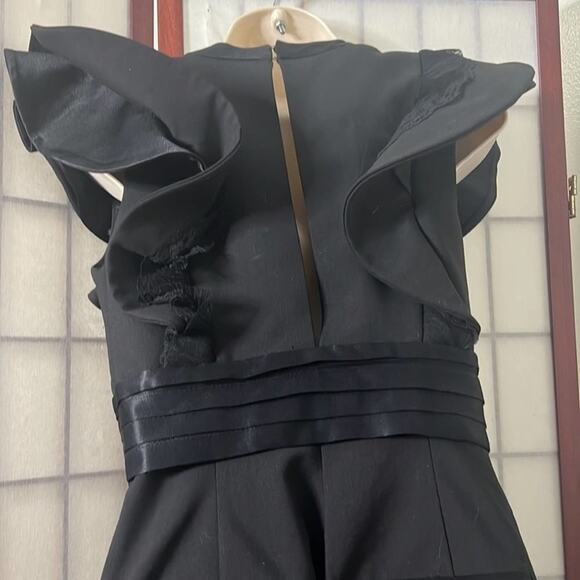 ZARA‎ AW19 BLACK JUMPSUIT SIZE XS - Picture 6 of 10